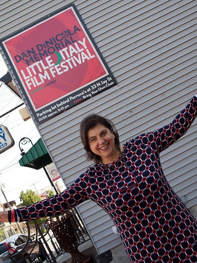 Maria Papa, of Perreca’s Bakery and More Perreca in Schenectady, is hosting a second-consecutive movie festival behind her iconic Little Italy restaurant in tribute to the late movie critic Dan DiNicola.