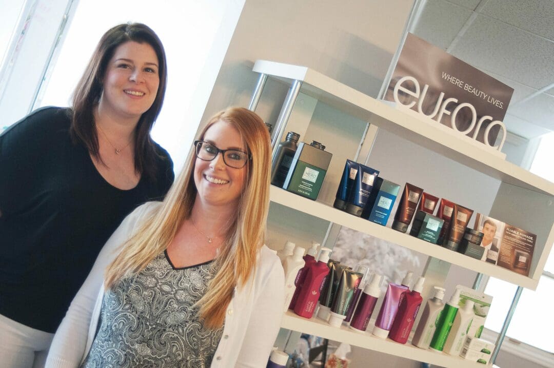 Kelly Brunina and Meagan Ublacker have rusted hands, educated in trends and great products.