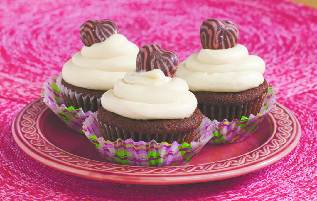 The secret ingredient for these red velvet cupcakes? Beets!