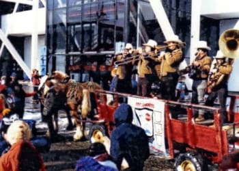 In 1980, Skip Parsons' Riverboat Jazz Band was hired by ABC to perform at several venues during the Winter Olympics in Lake Placid. Submitted photo