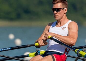 Shaker High School graduate Austin Meyer is trying out for the United States Olympic rowing team after earning a silver medal at the Pan Am Games in Toronto last year. Submitted photo