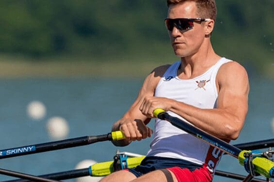 Shaker High School graduate Austin Meyer is trying out for the United States Olympic rowing team after earning a silver medal at the Pan Am Games in Toronto last year. Submitted photo