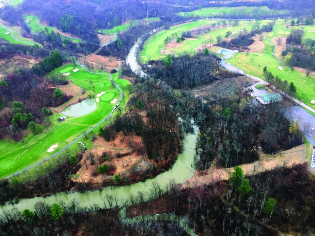 The Normanskill, as it appeared the day after the April 2015 landslide // File photo