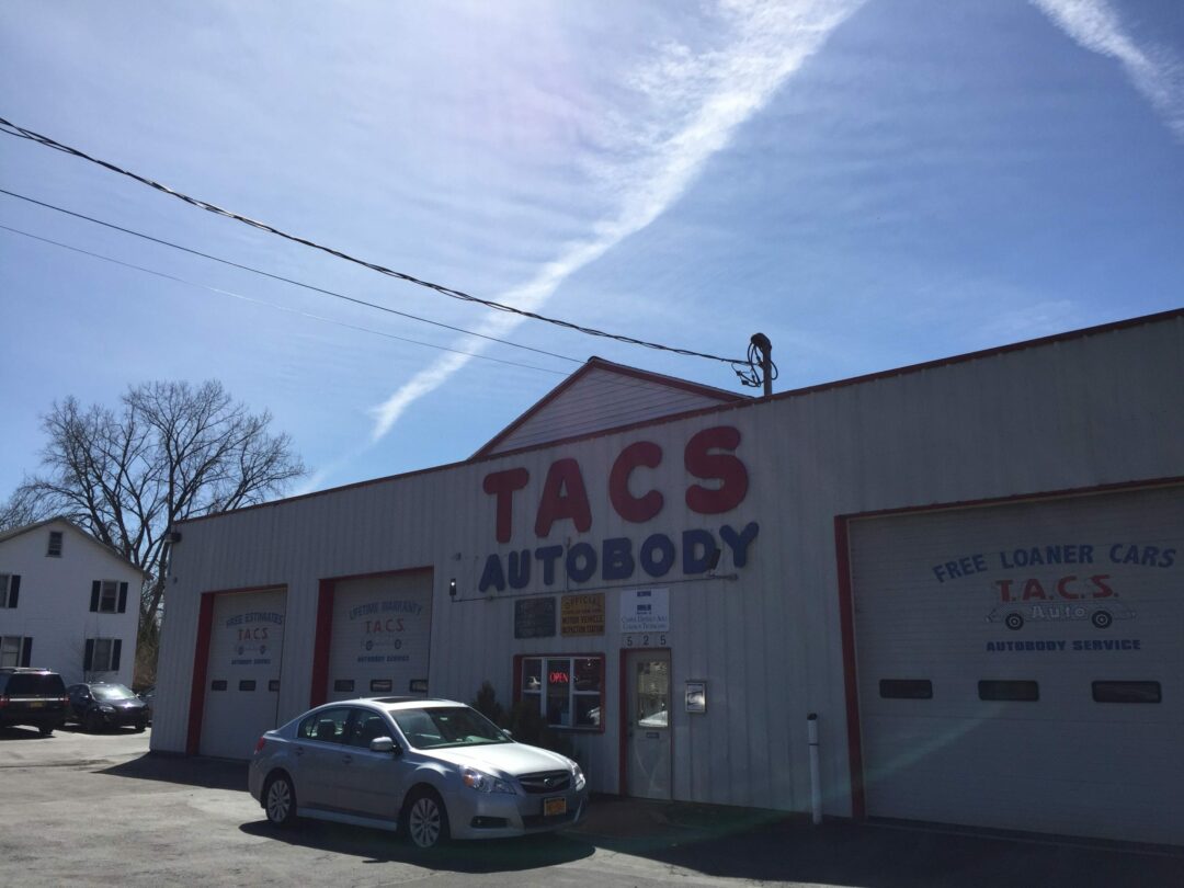 T.A.C.S. Autobody on Route 9W in Glenmont has submitted its expansion plans to the Town of Bethlehem Planning Board for review. Tricia Cremo/Spotlight