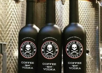 Coffee
 infused vodka. It’s a thing, and it’s going to hit the general market later this year. But, you may get your hands on a bottle this week during pre-release. Death Wish Coffee Co.