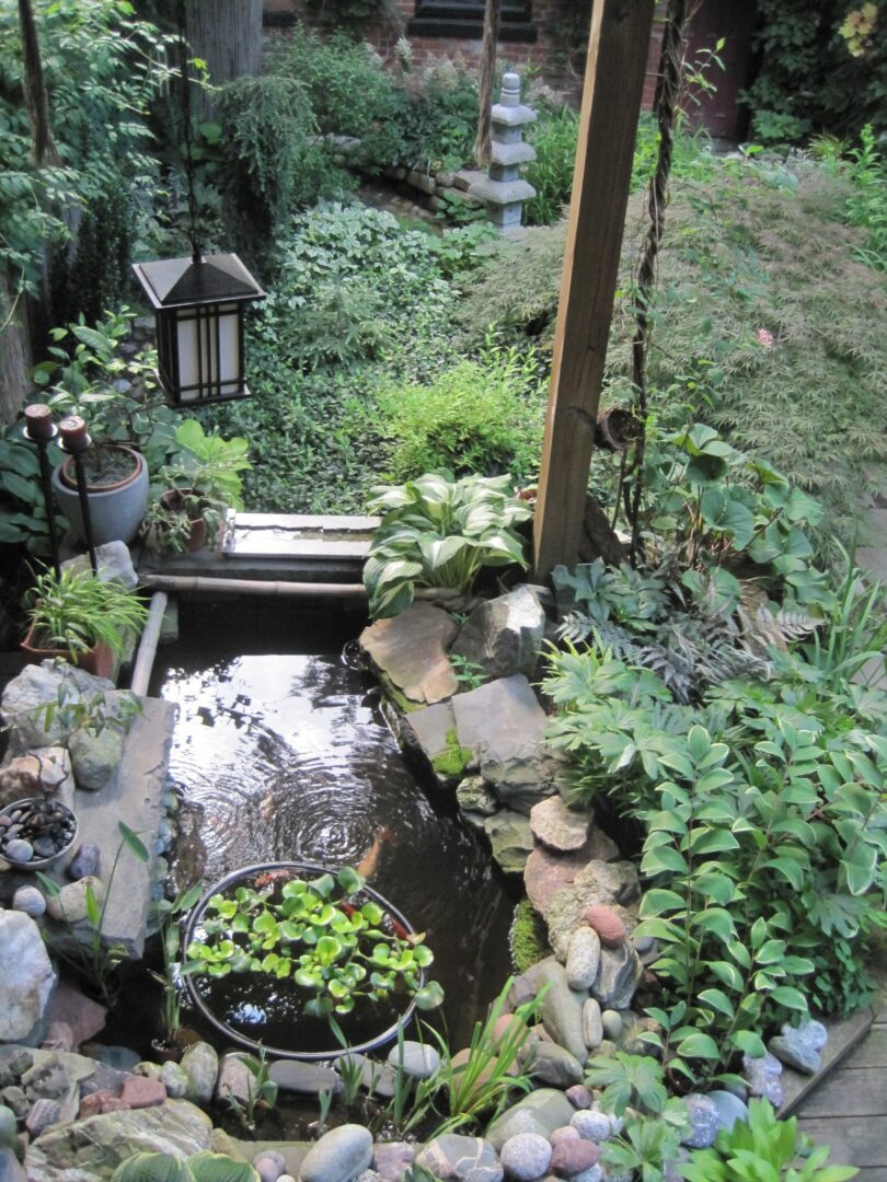 One of the hidden gardens on tour in downtown Troy. Submitted photo