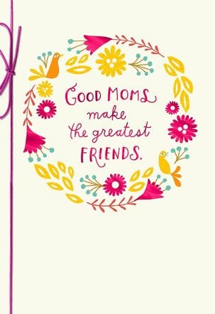 We repeat: Buy her a card. This is your one time of year to let the woman who gave birth to you (!!) know how much you appreciate her, so don’t cheap out and forget the card. - Tricia Cremo (image, hallmark.com)