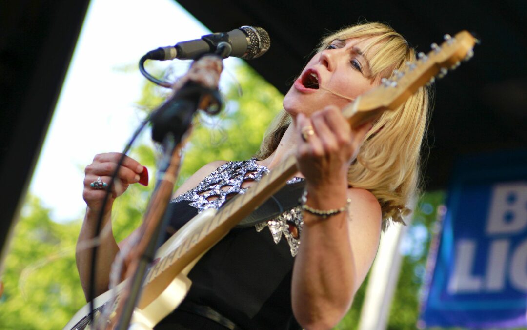 Joy Formidable frontwoman Ritzy Bryan performs at Alive at Five on Thursday, June 16. — Photo by Michael Allen.