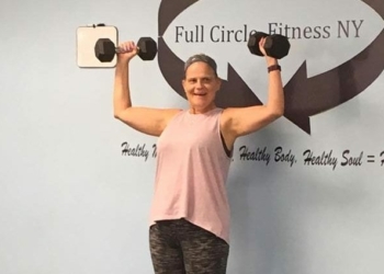 Grace Marschall, 55, had emergency bypass surgery four years ago. Now, she lifts, runs, and even does Zumba at Full Circle Fitness NY in Colonie. Kassie Parisi/Spotlight News