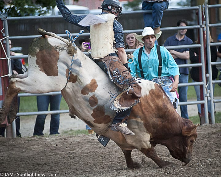 Spotted: Double M Professional Rodeo on July 2 in Ballston Spa, NY.