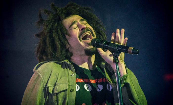 Adam Duritz leads Counting Crows to the Saratoga Performing Arts Center on Aug. 15. Jim Gilbert/nymusic.com