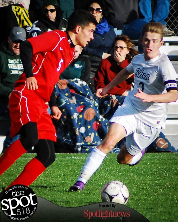 SPOTTED: Guilderland vs. Shenendehowa Section 2 Class AA boys soccer playoffs Oct. 28. Photo by Rob Jonas/Spotlight