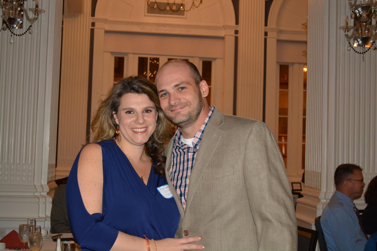 Scott McIntyre, founder of Athletic Haven, with his fiancé Chana, at the organization's "What Moves You” dinner.