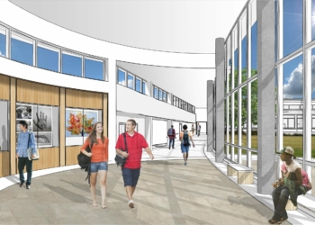 A rendering of the capital project (photo provided by the school district)