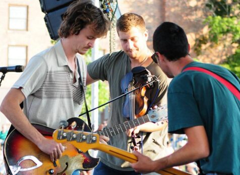 The Felice Brothers at Rockin' on The River in Troy (photo by Michael Hallisey/TheSpot518)
