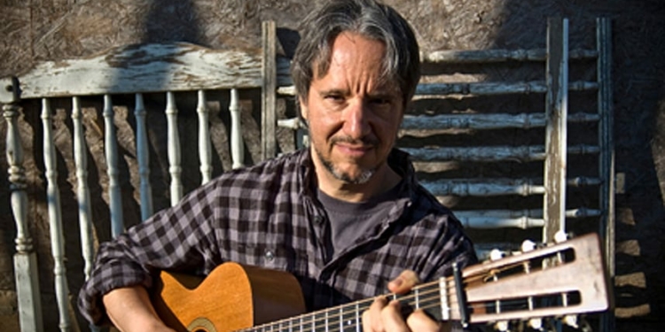 Andrew Calhoun, recipient of a Lifetime Achievement Award at the Woodstock Folk Festival, appears at GPL on Sunday, April 9. Photo by Danny Schmidt