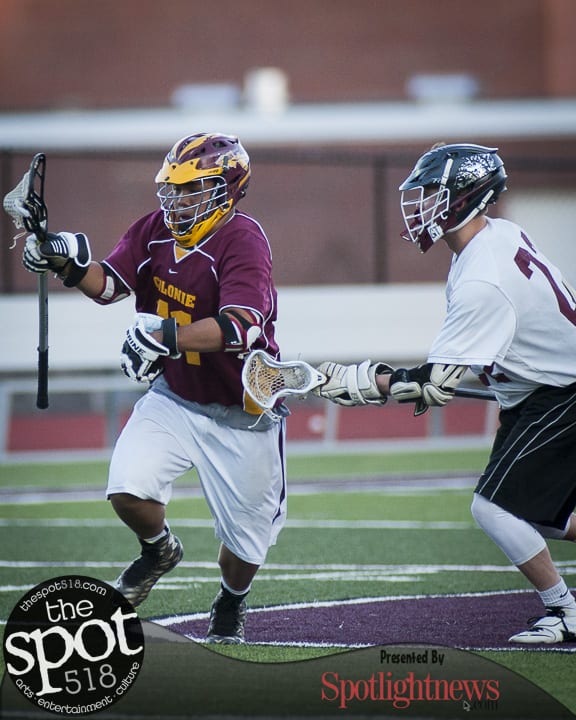 Colonie at Burnt Hills Ballston Lake boys lacrosse on May 3.
