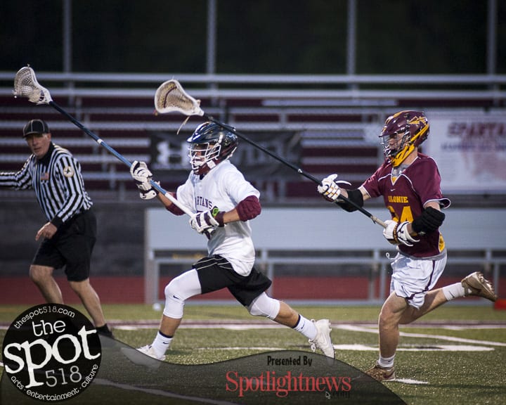 Colonie at Burnt Hills Ballston Lake boys lacrosse on May 3.