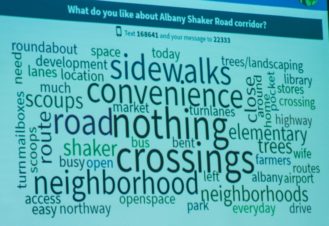What residents like about Albany Shaker Road (photo by Jim Franco)