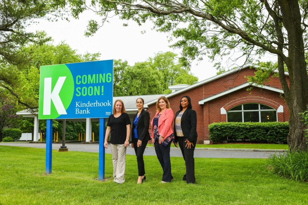 Kinderhook Bank’s new Delmar branch opens next month, with some familiar faces taking care of you. (Photo submitted)