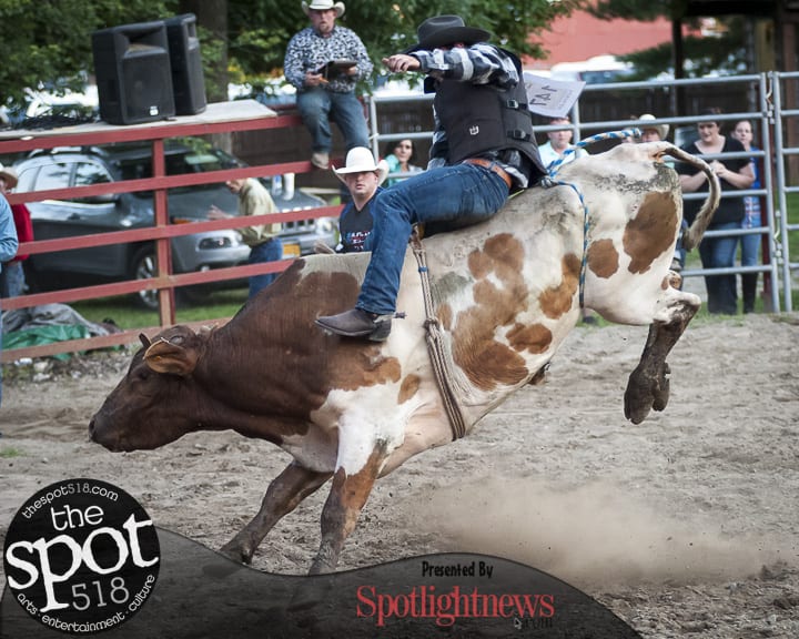 Spotted: Double M Professional Rodeo July 15 in Ballston Spa, NY.