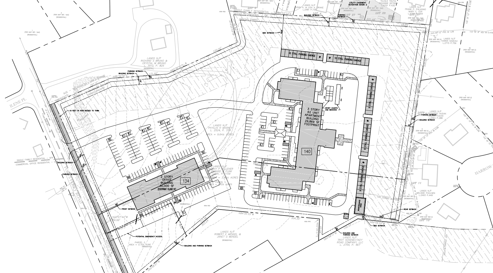 A schematic of Option I currently in front of the Colonie Planning Board. (Photo via Town of Colonie)