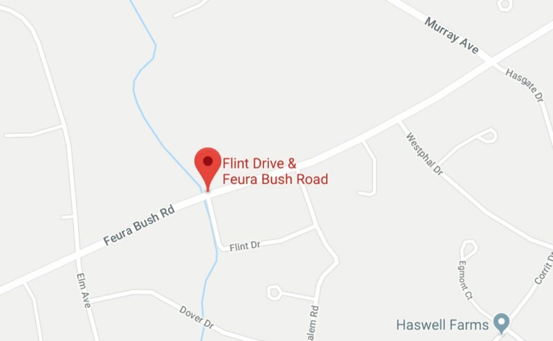 The culvert scheduled to be replaced is located at Feura Bush Road and Flint Drive.
