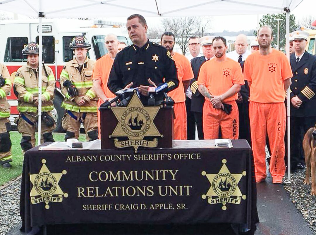 Sheriff Craig Apple announcing his SHIFT program.
(Photo provided)