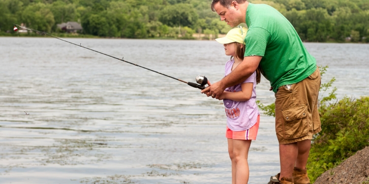 A father and daughter during the fishing derby Jim Franco/Spotlight News
