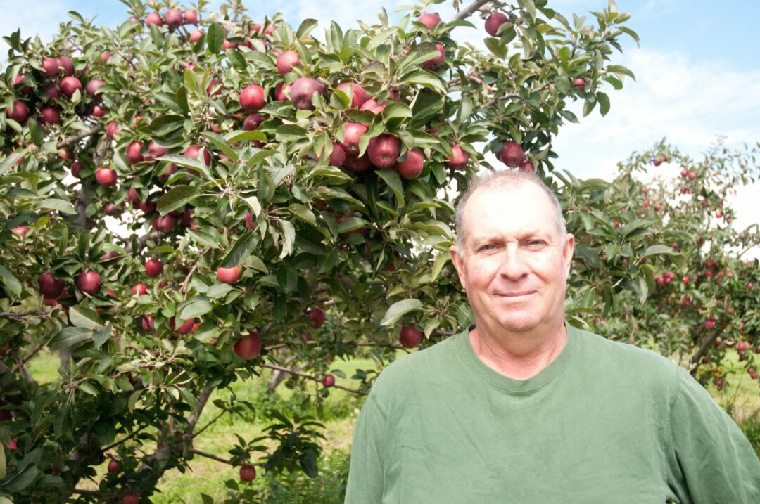 Co-owner Jim Abbruzzese, above, tells Altamont Orchards’ history, with roots dating back to the mid-20th century.
Michael Hallisey / Spotlight News