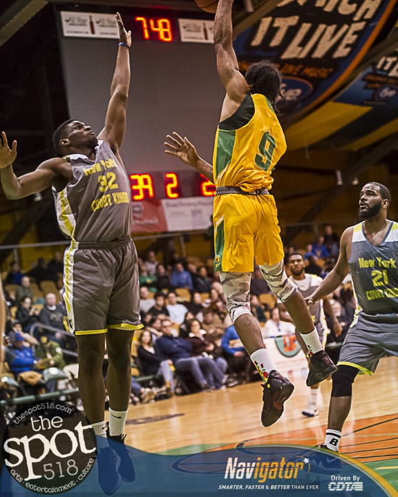 Albany Patroons 2019 Home Opener vs The New York Court Kings at the Armory in Albany on Jan 12.