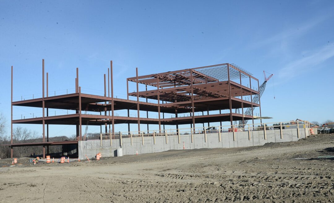 Construction on the new Ayco building is well under way. Jim Franco / Spotlight News