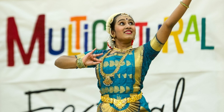 A dancer at the Multicultural Festival at Colonie High School. (Photos by Jim Franco/Spotlight News)