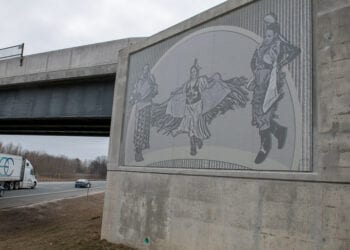 The Exit 3 ramp of the Northway heading south (Jim Franco/Spotlight News)