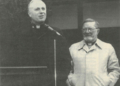Albany Bishop Howard Hubbard, left, and Father James Daley in March 1997.  Spotlight News Archive photo.