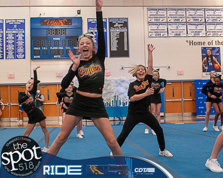 Fear to Storm Cheerleading Competition at Saratoga High School on Saturday, Jan. 28.