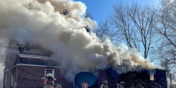 Albany Fire Department, Slingerlands and eight other local departments responded to a structure fire on Hidden Hollow Road in Bethlehem on Wednesday, Feb 1. Slingerlands Fire Department Photo