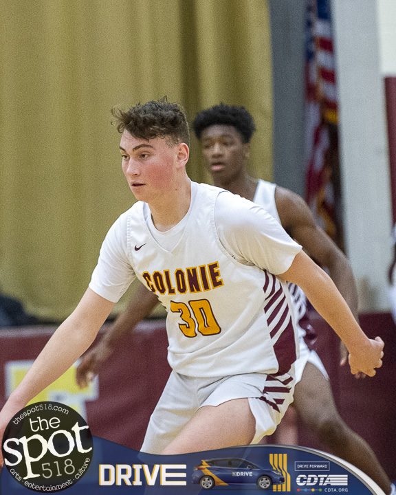 Colonie and Albany battled on the court on February 10.