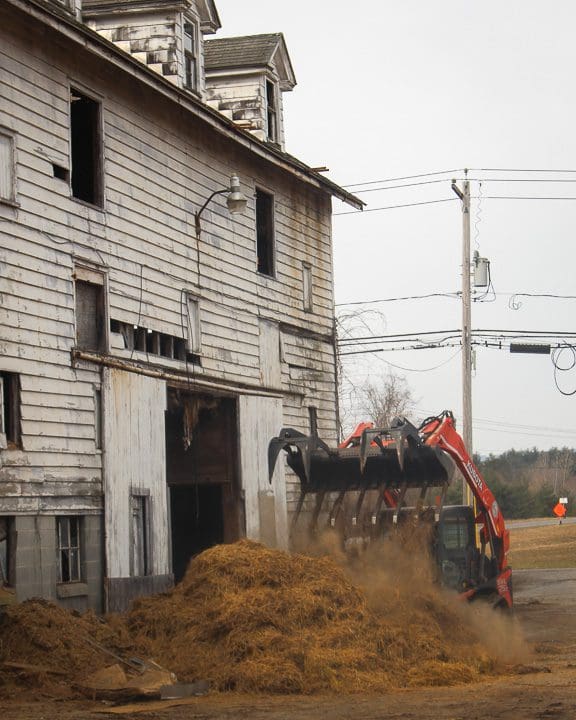 Milking Barn at Routes 9W and Wemple Road, Wednesday, Mar. 22