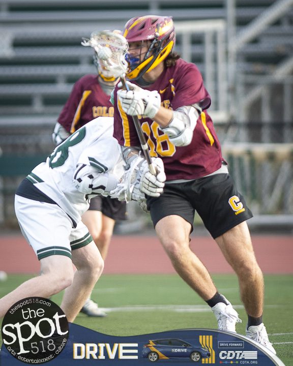 Colonie took on Shen in high school boys lacross sectional action on May 19.