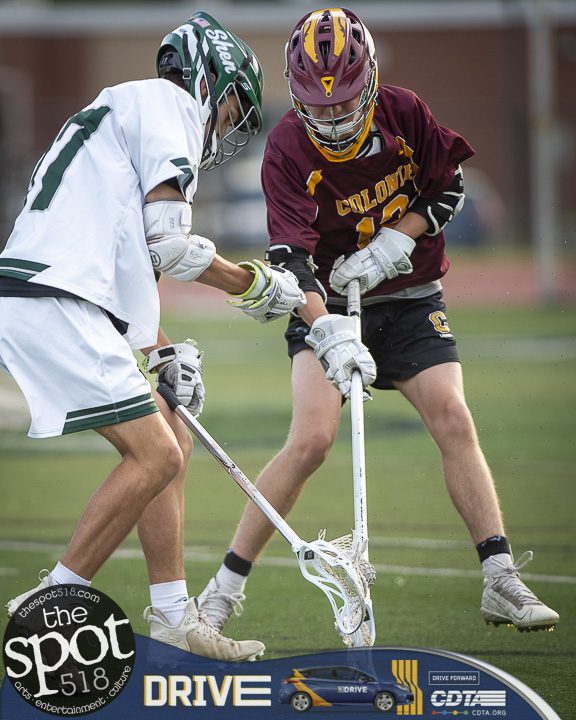 Colonie took on Shen in high school boys lacross sectional action on May 19.