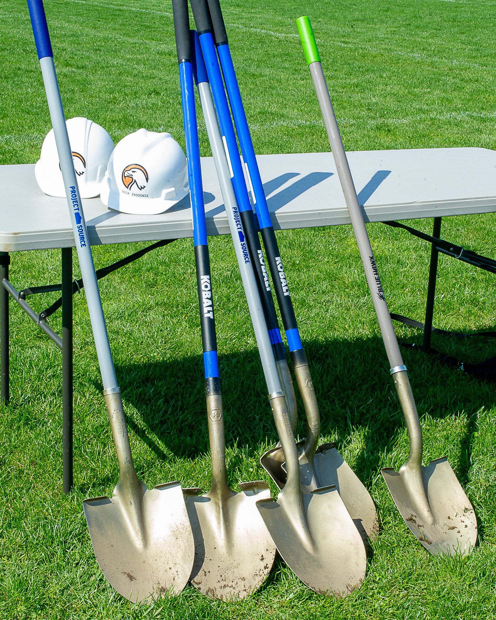 Officials had a ground breaking ceremony for the new artificial turf field at Bethlehem High School.