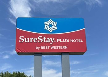 The Sure Stay Hotel on Wolf Road in Colonie. Photo by Amy Modesti/ Spotlight News