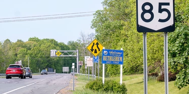 Route 85 in Bethlehem