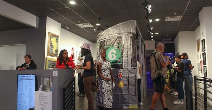Albany Center Gallery opened its current exhibit, Can't Stop Won't Stop: Celebrating 50 Years of Hip-Hop Friday, Aug. 4.
