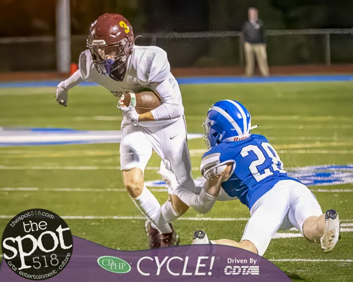 The Colonie Cup was played on September 22 at Shaker High School. Shaker won the contest 47-14.