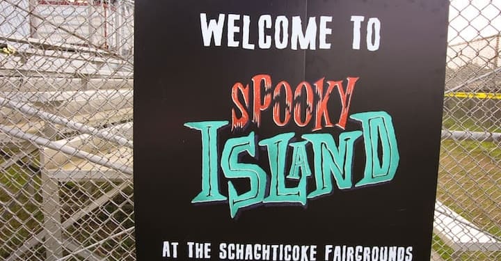 Spooky Island Media Sneak Peek at Schaghticoke Fairgrounds, Thursday, Sept. 28,2023.