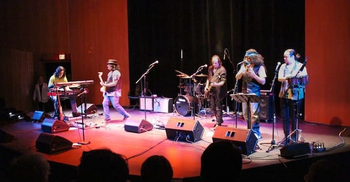 Members of Groovin' taking part in the Groovin' Classic Rock Legends show live at The Egg's Hart Theatre Saturday, Nov. 25, 2023.
