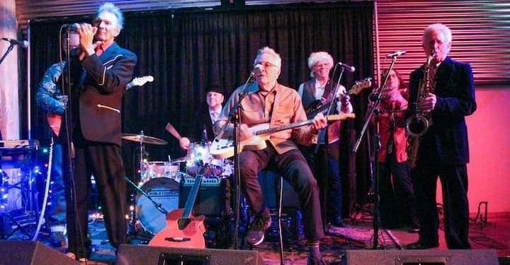 Johnny Rabb and The Tichy Boys Performed their Rock 'N Roll Christmas show at The Hangar on the Hudson in Troy, NY Saturday, December 23, 2023.