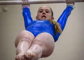The Bethlehem, Shaker, Guilderland and Saratoga girls Gymnastics teams competed in the Tumble for Hunger meet at Bethlehem High Schoool on Feburary 2.